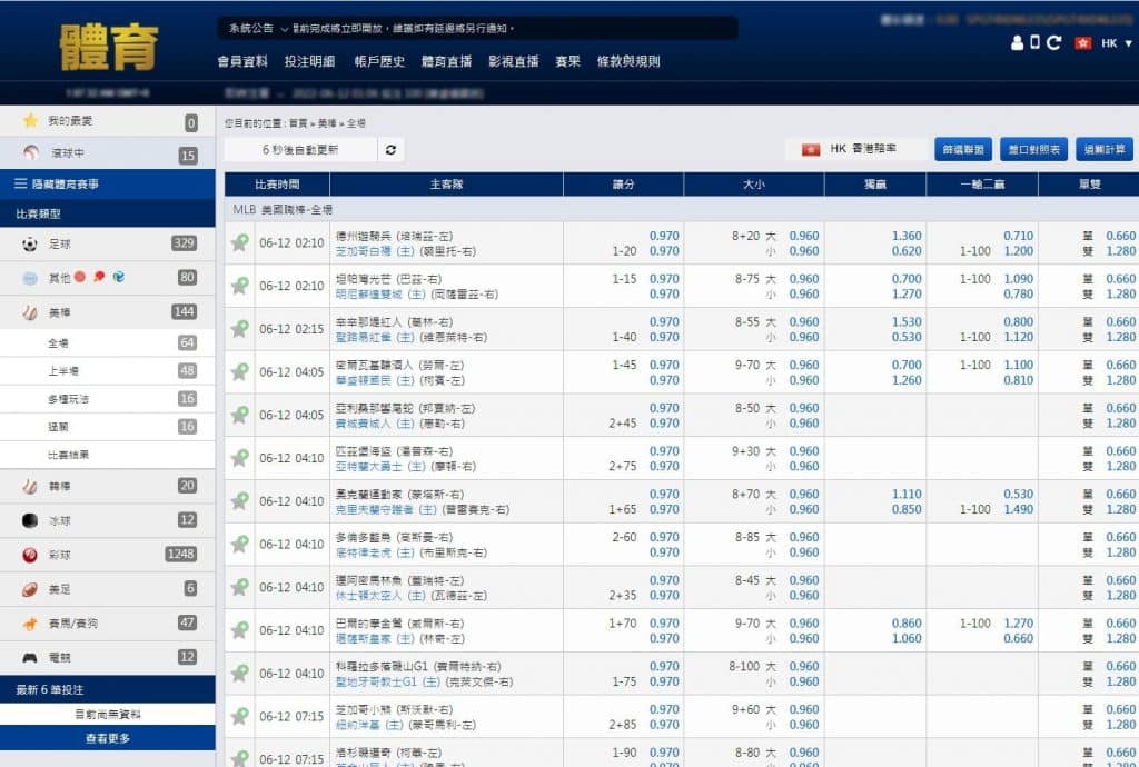 SUPER體育投注項目