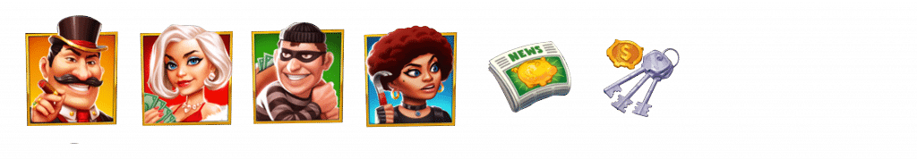 BNG電子老虎機豬寶大盜 賠率符號