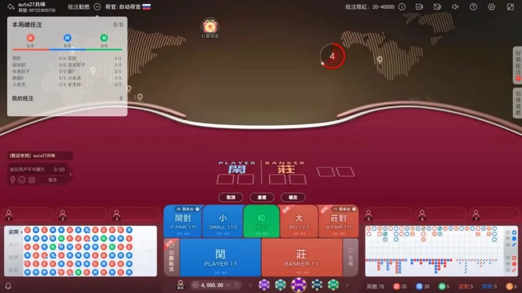 競咪百家樂玩法