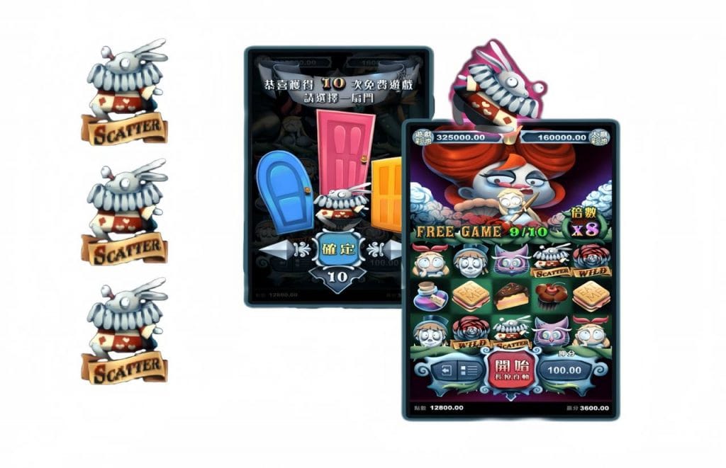 ATG電子老虎機仙境狂想曲 免費遊戲特色