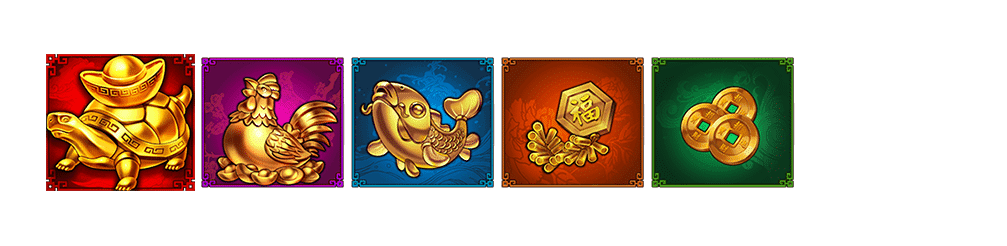 RSG電子老虎機福娃發發 賠率符號