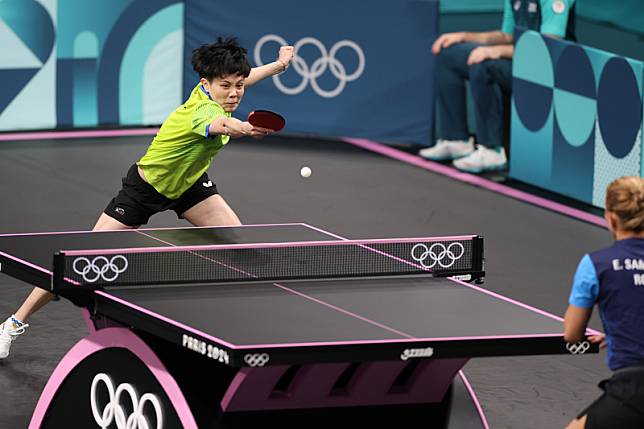 2024巴黎奧運賽事：臺灣之光！ 鄭怡靜奧運女單再傳捷報 4:2擊敗羅馬尼亞選手