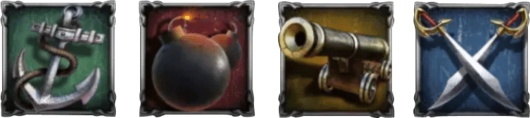 GR電子老虎機海盜寶藏賠率符號