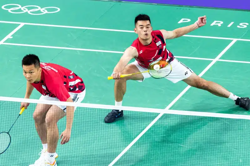台灣羽球男雙組合「麟洋配」李洋、王齊麟強勢對決