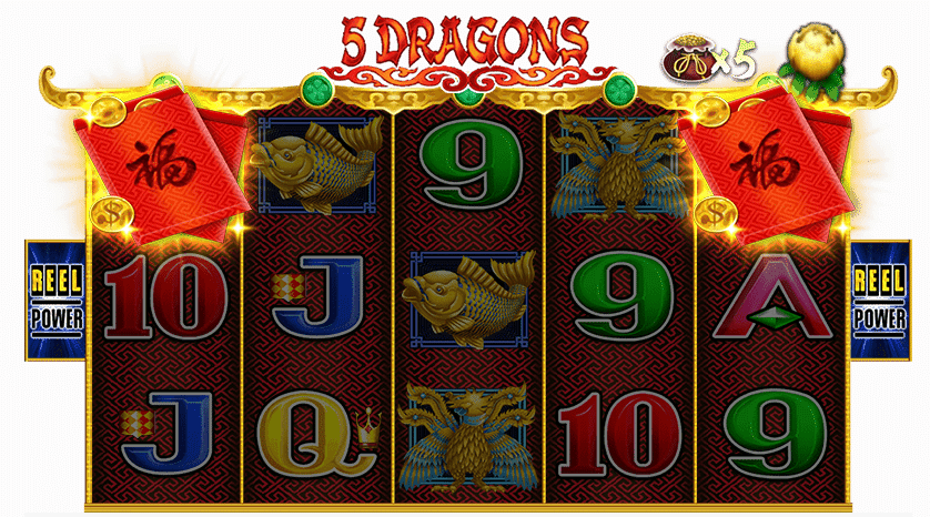 RSG電子五龍爭霸老虎機 紅利獎賞特色