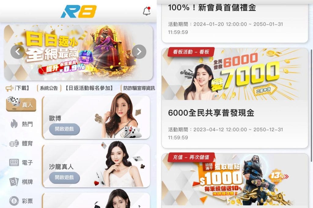 R8娛樂城優惠