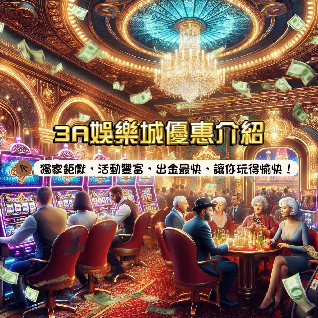 3A娛樂城優惠介紹:獨家鉅獻!活動豐富、出金最快,讓你玩得更盡興!