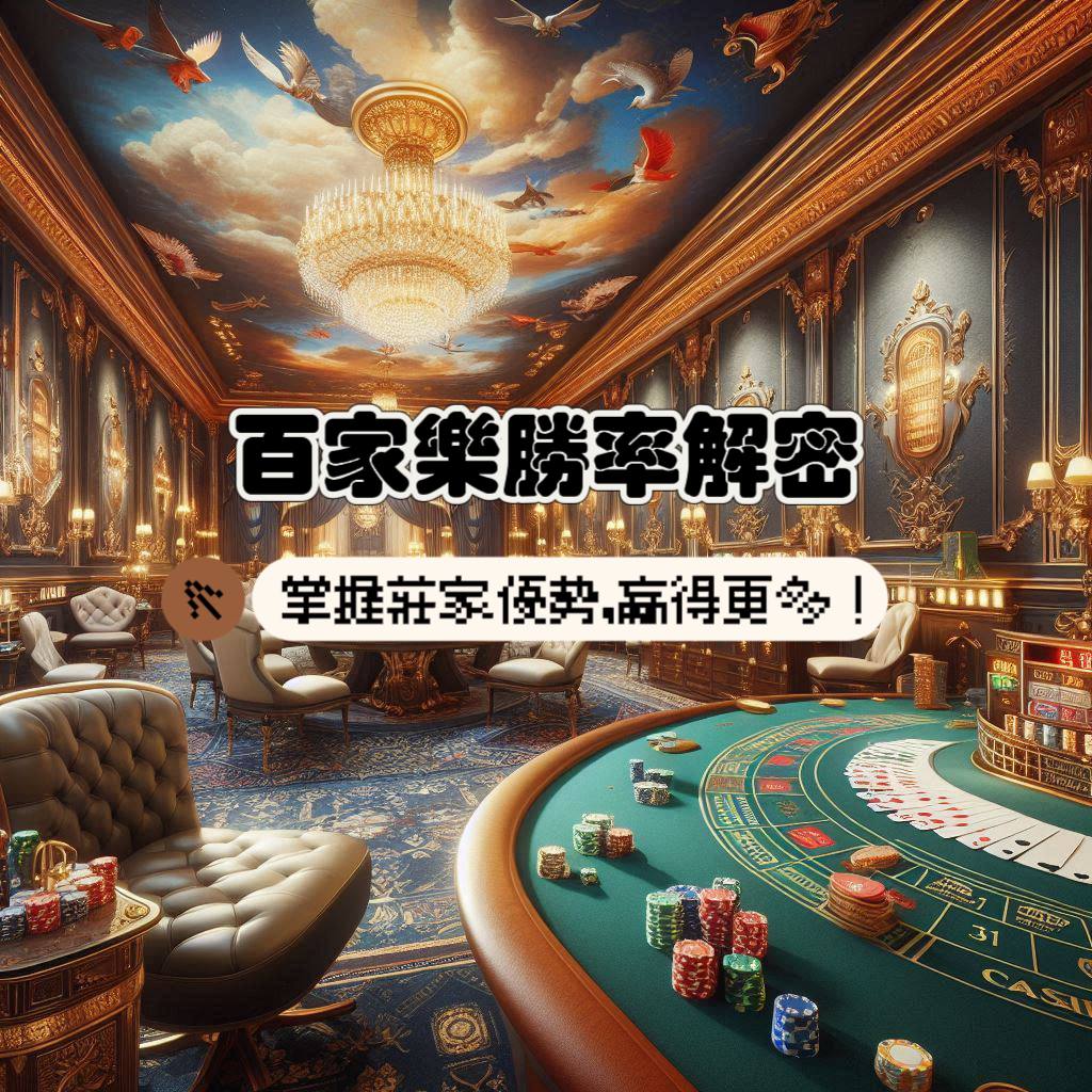 百家樂勝率解密:掌握莊家優勢,贏得更多!