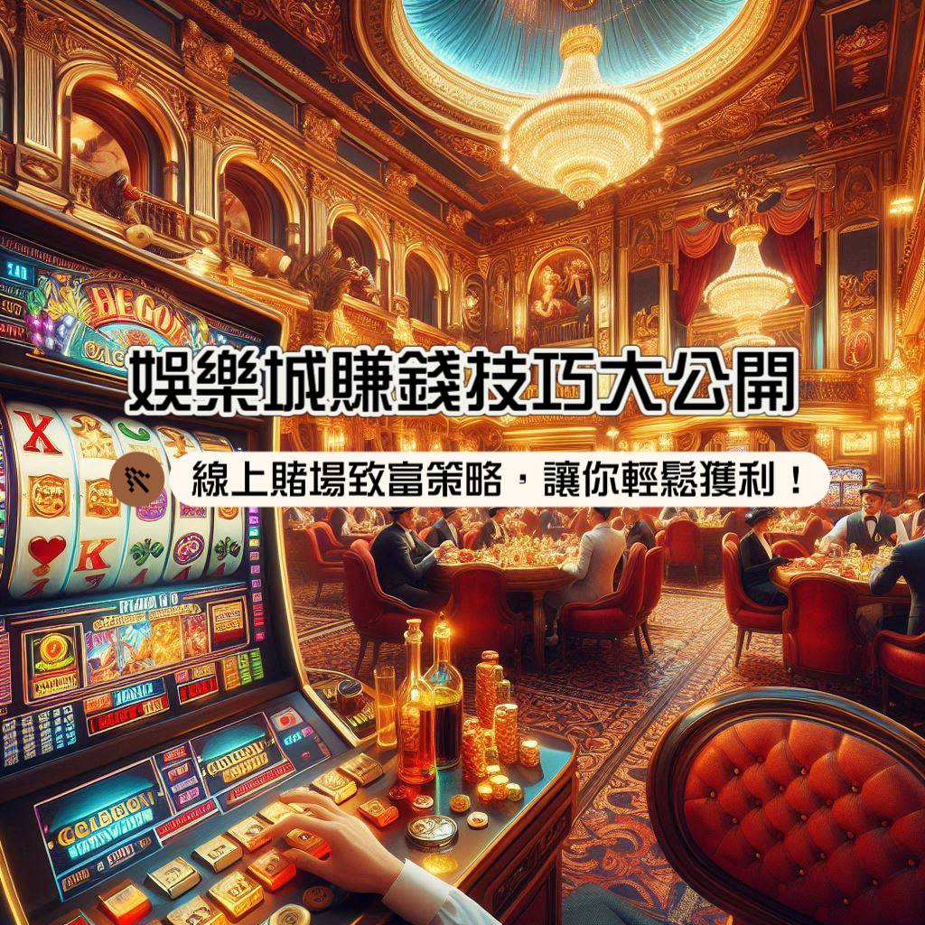 娛樂城賺錢技巧大公開！ 線上賭場致富策略，讓你輕鬆獲利！