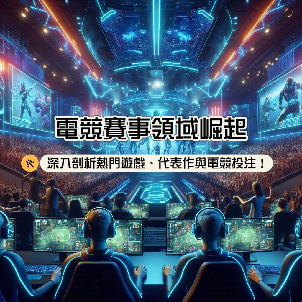 電競賽事領域崛起： 深入剖析熱門遊戲類型、代表作與電競投注！