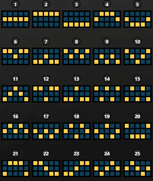 ATG電子熊壽司老虎機 25條賠付線
