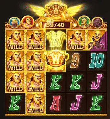 RSG電子黃金摔角手老虎機 免費遊戲特色