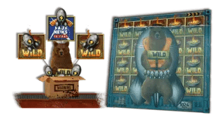 QT電子自由國度老虎機 班佐熊功能