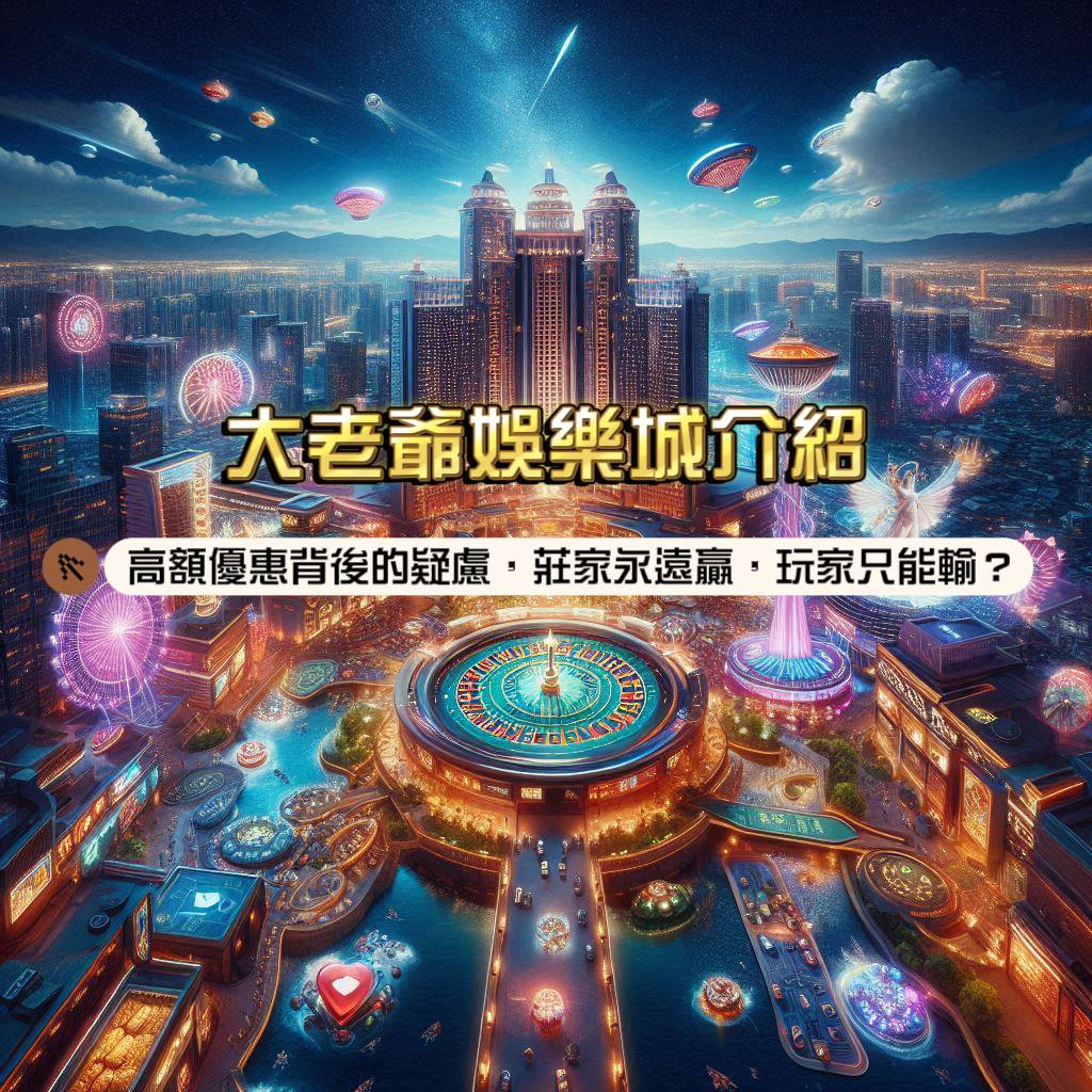 大老爺娛樂城介紹:高額優惠背後疑慮,莊家永遠贏,玩家只能輸嗎?