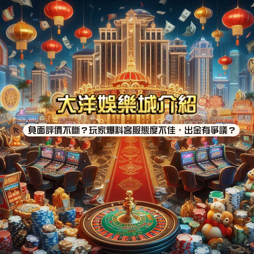 大洋娛樂城介紹：負面評價不斷？玩家爆料客服態度不佳，出金有爭議？