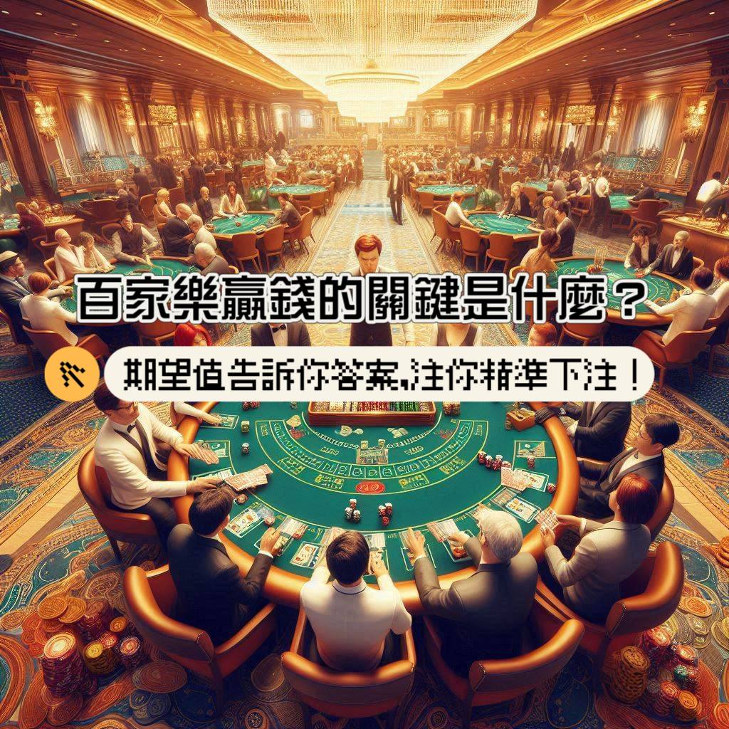 百家樂贏錢的關鍵是什麼？期望值告訴你答案，助你精準下注！
