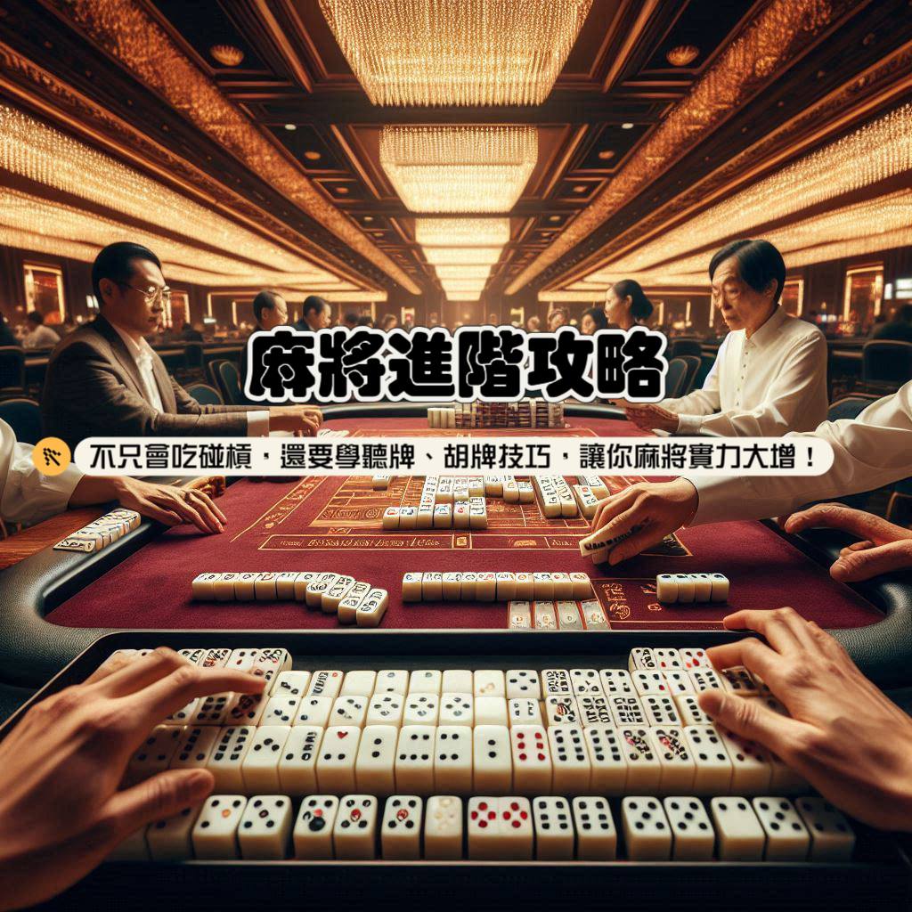 麻將進階攻略！不只會吃碰槓，還要學聽牌、胡牌技巧，讓你麻將實力大躍進！