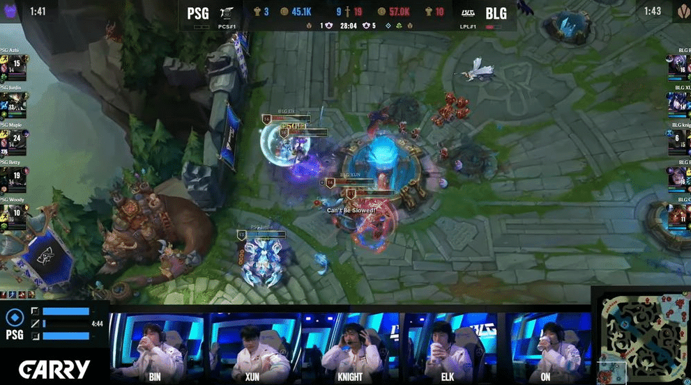 PSG vs BLG 生死戰：一場跌宕起伏的對決