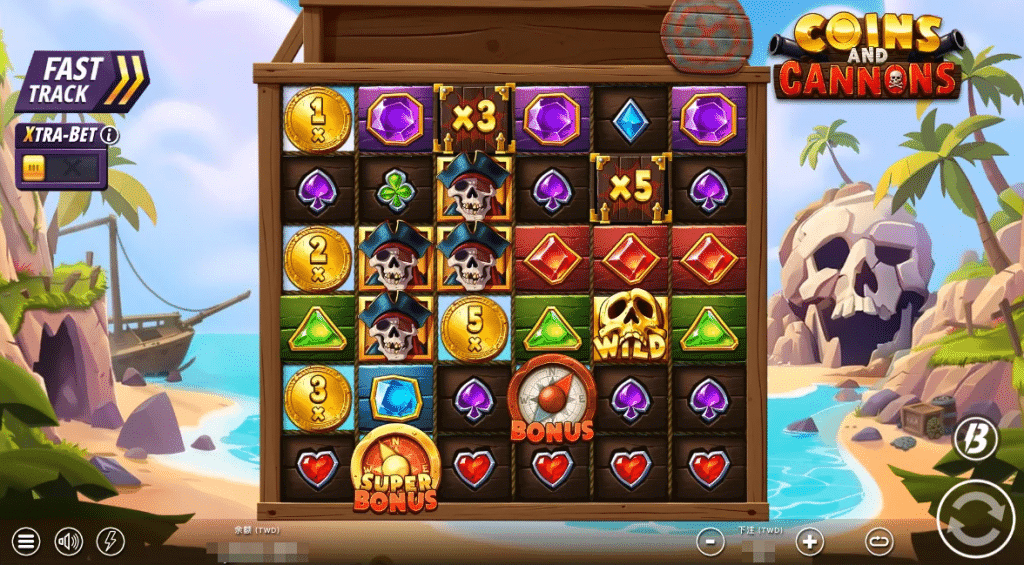 QT電子老虎機推薦：《硬幣與大砲》玩法與介紹