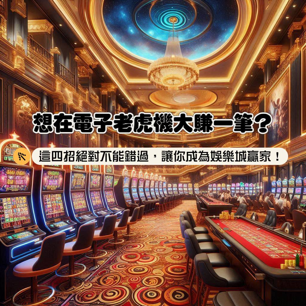 想在電子老虎機中大贏一筆？這四招絕對不能錯過，讓你成為娛樂城的贏家！