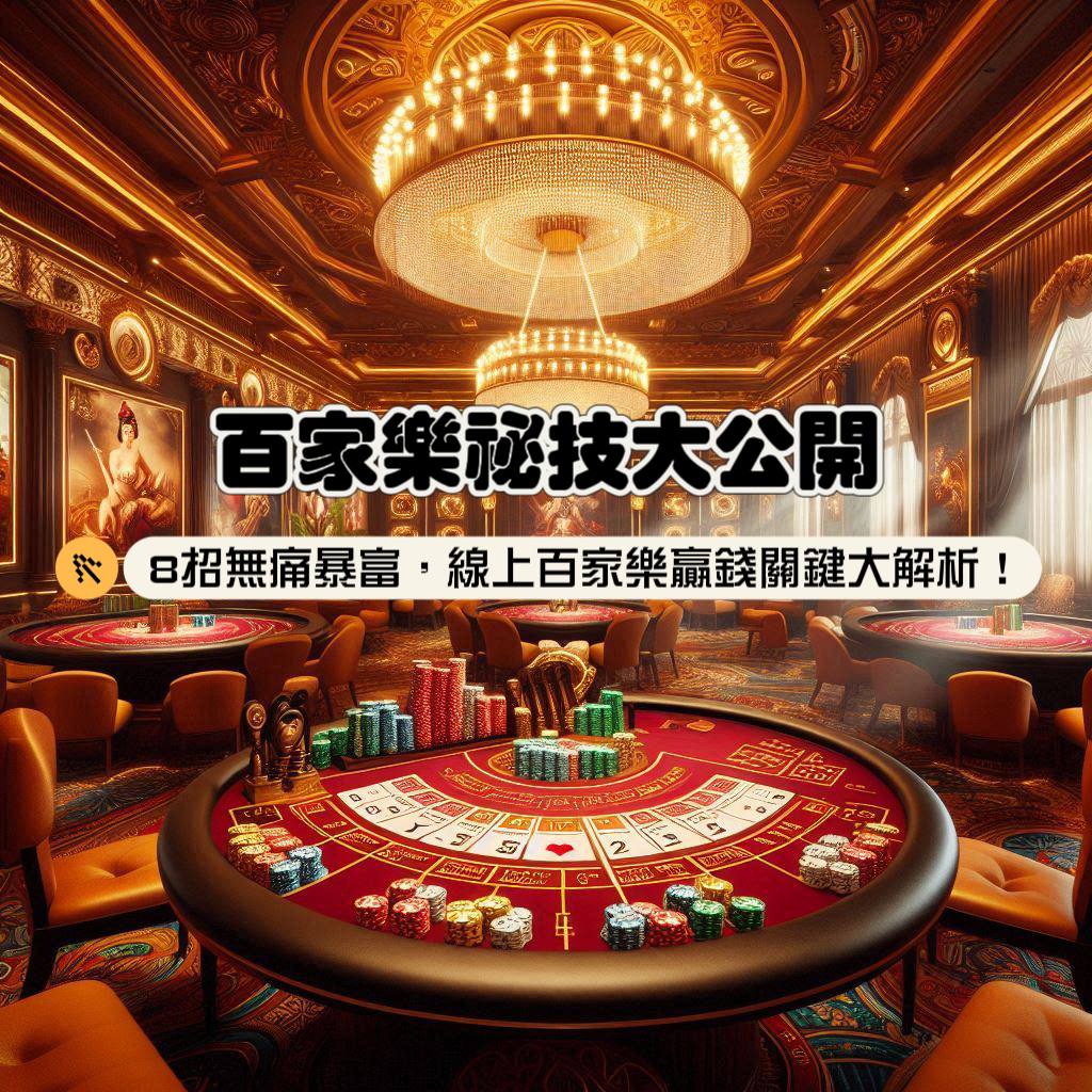 百家樂祕技大公開！8招無痛暴富，線上百家樂贏錢關鍵全解析！