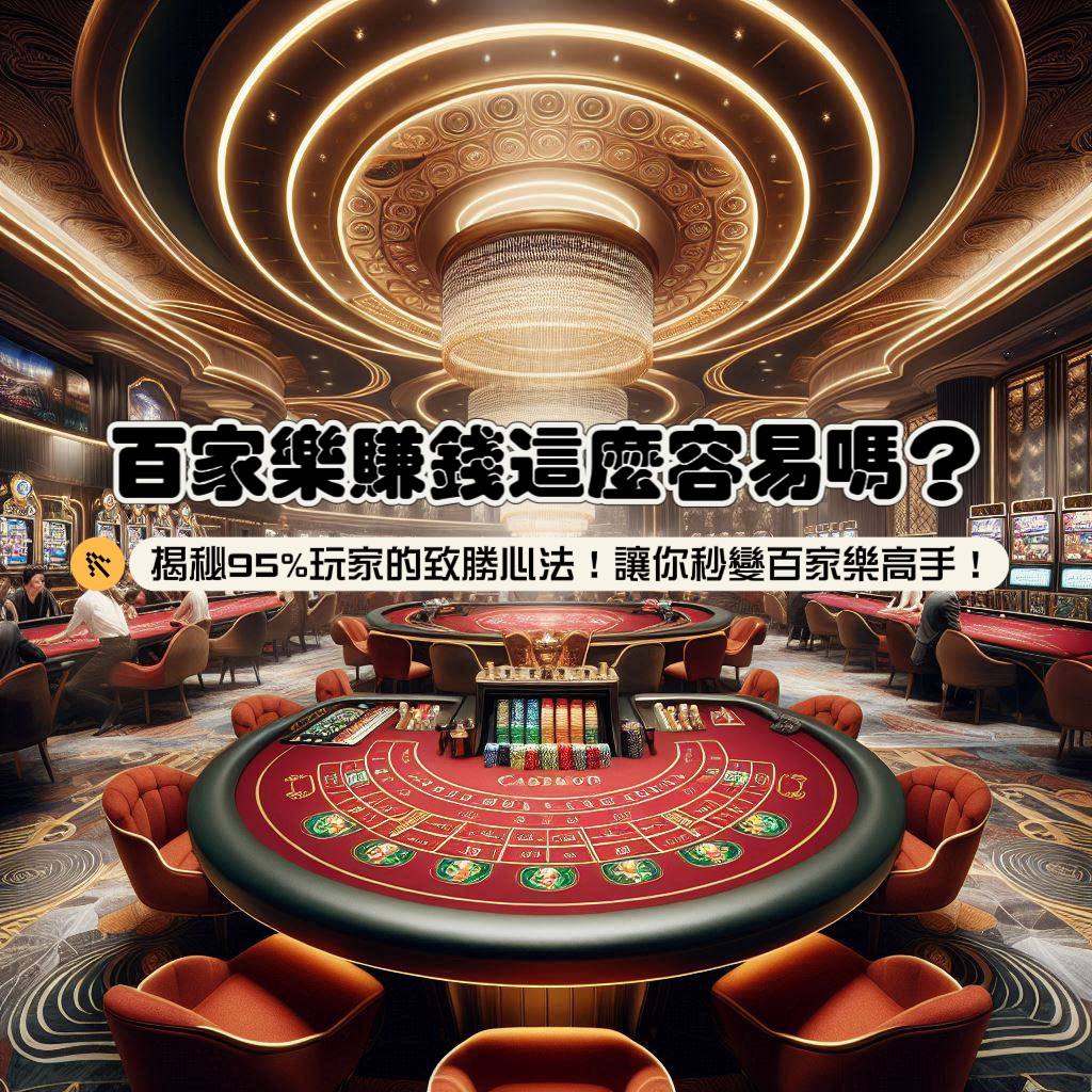 百家樂賺錢這麼容易？揭秘95%玩家的致勝心法！讓你秒變百家樂高手！