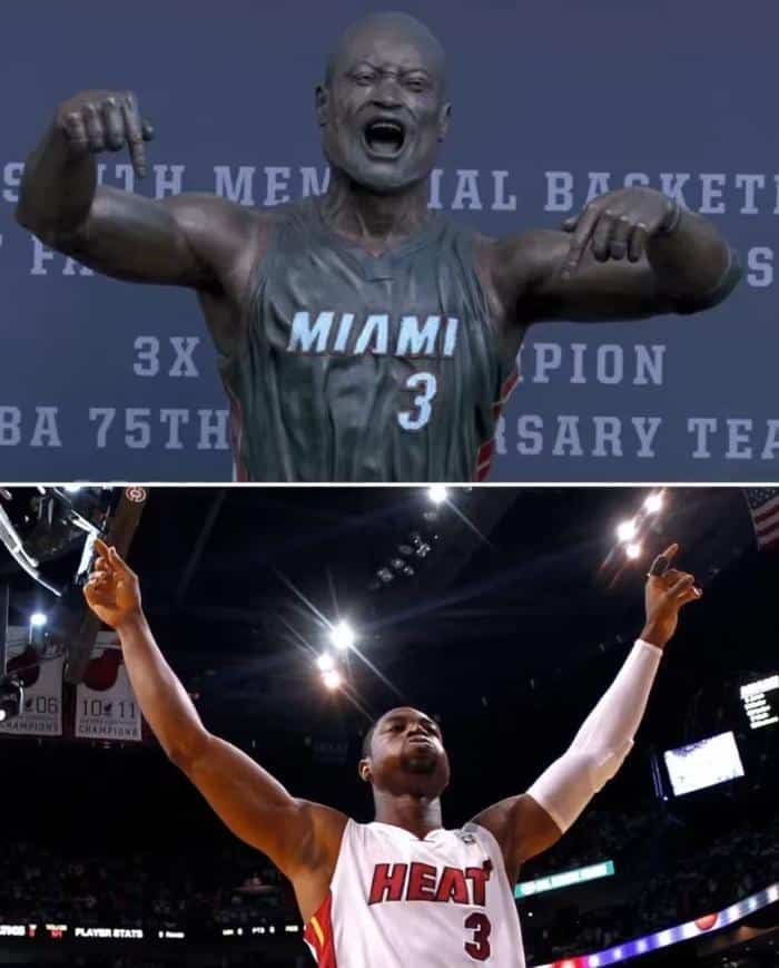 NBA》Wade雕像引爆熱議!網友:這根本是Walker嘛!笑翻全場!