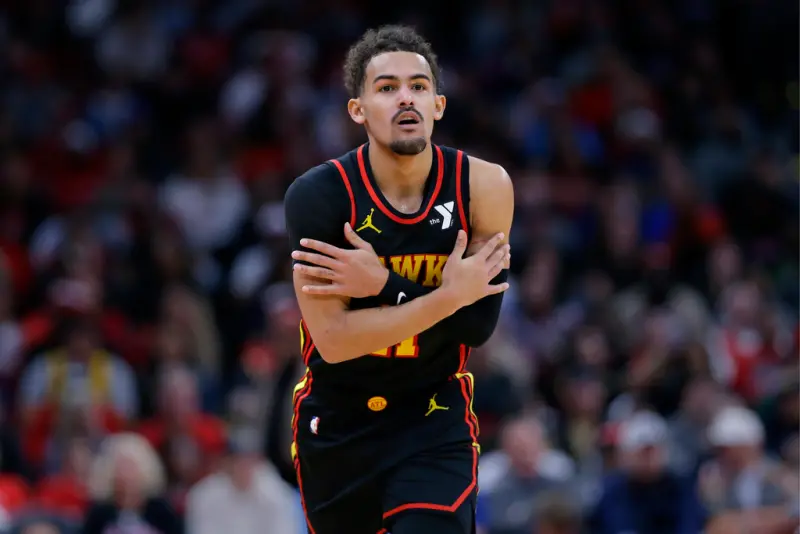 NBA嚴懲老鷹!Trae Young疑似假傷遭重罰