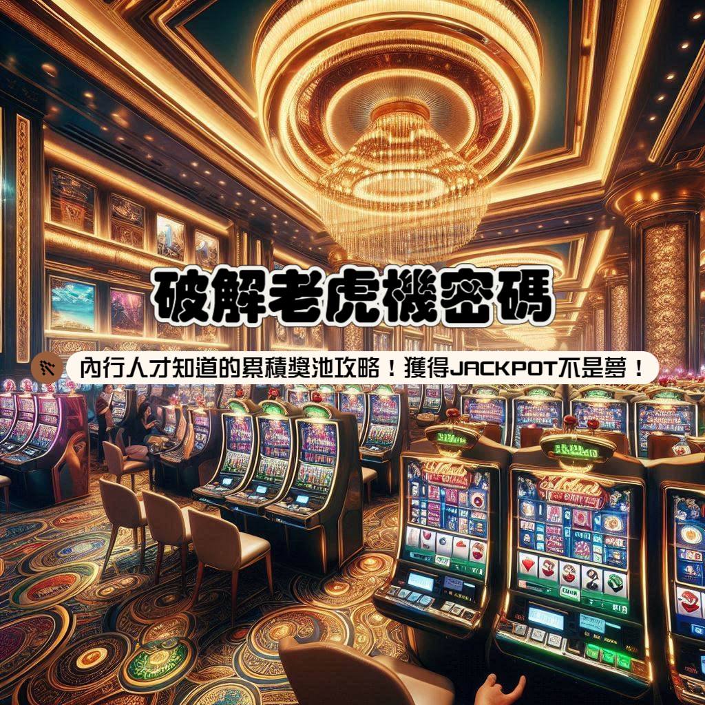 破解老虎機密碼！內行人才知道的累積獎池攻略，Jackpot不是夢！