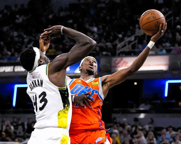 NBA》雷霆一哥發威!Shai Gilgeous-Alexander轟下45分,帶領球隊逆轉勝,穩居西區第一!