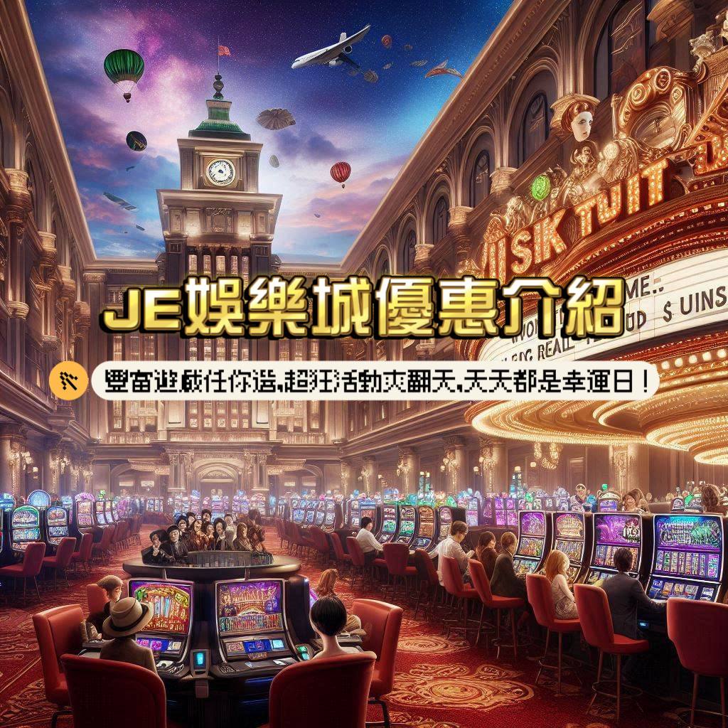 JE娛樂城優惠介紹，豐富遊戲任你選，超狂活動爽翻天，天天都是幸運日！