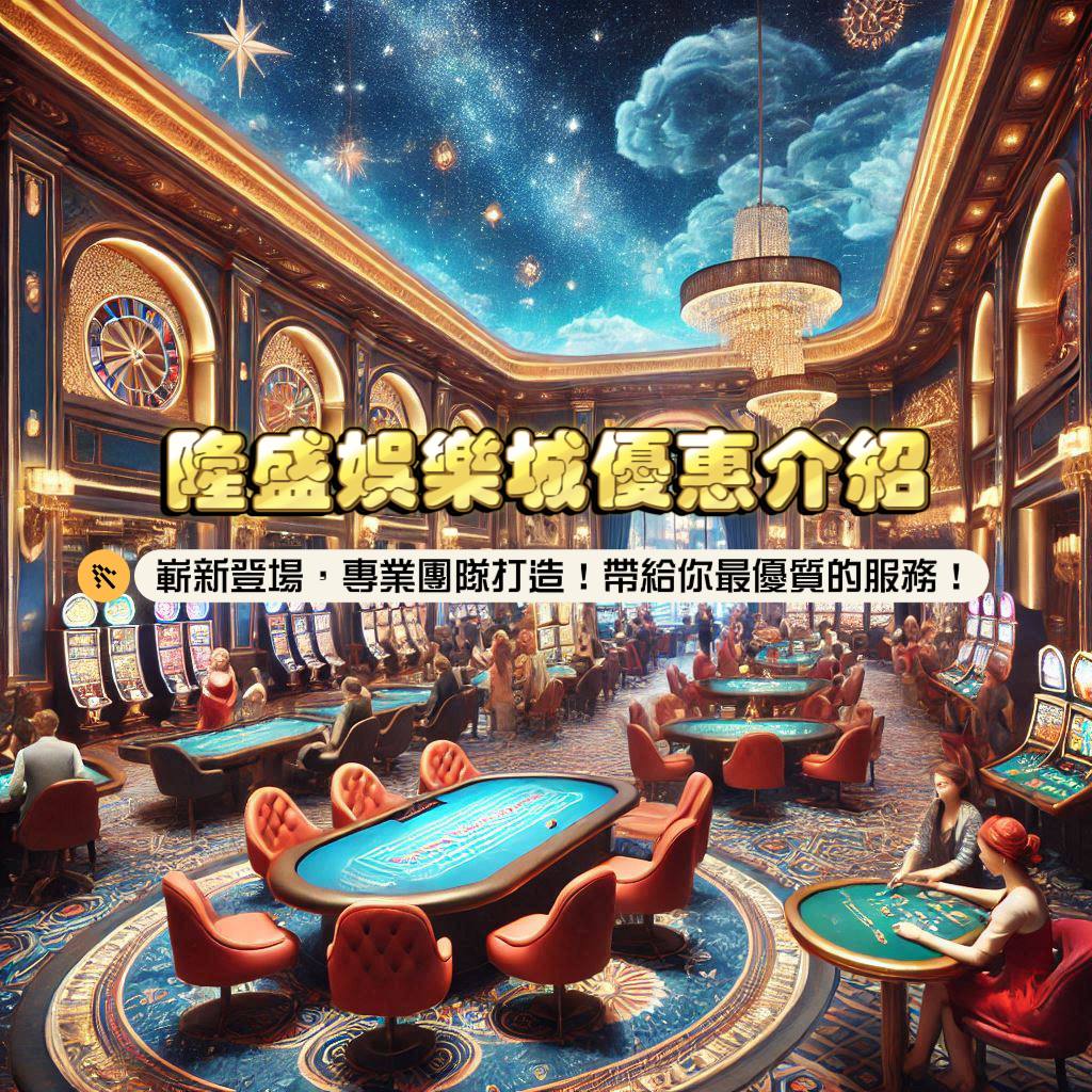 隆盛娛樂城優惠介紹：嶄新登場，專業團隊打造！帶給你最優質的服務！
