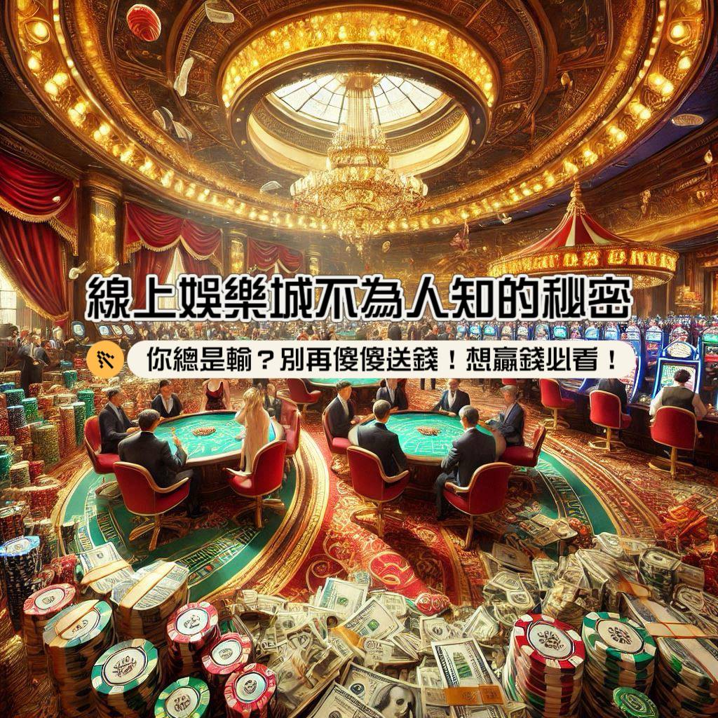 你總是輸？別再傻傻送錢！線上娛樂城不為人知的秘密，想贏錢必看！