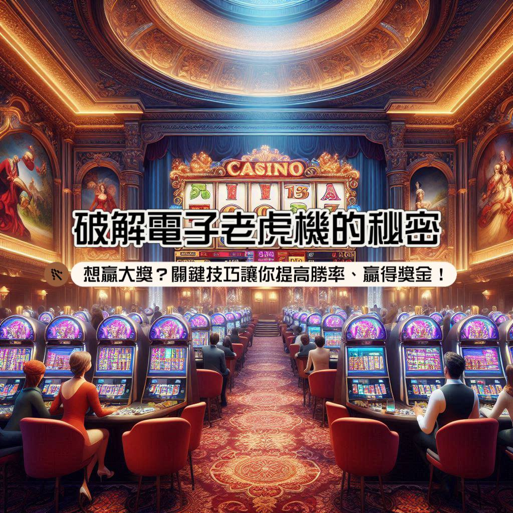 破解電子老虎機的秘密，想贏大獎？關鍵技巧讓你提高勝率、贏得獎金！