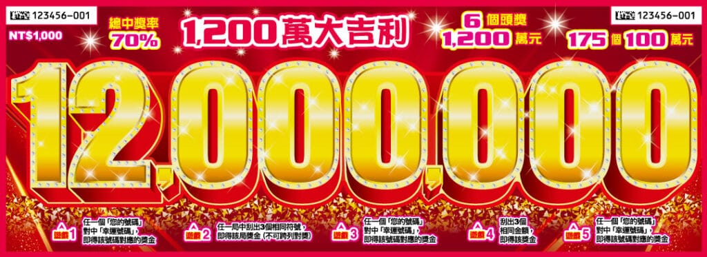 1200萬大吉利